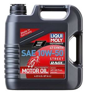 Lqm20068 Liqui Moly 4l Motorbike 4t Synth Sae 10w50 Street Race
