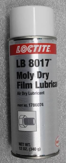 Loctite 1786074 Moly Dry Film Lubricant Lb-8017 Use By 06/2028 12oz Aresol Can