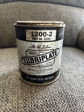1200-2 Lubriplate Vintage 14 Oz Lubricant Grease 30% Full 1/1 On Ebay