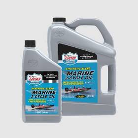 Lucas 049807108618 Oil Synthetic Blend 2-cycle Marine - 1 Gallon Free Ship