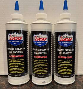 10063-x3 Lucas 10063 Tb Zinc-plus Engine Break-in Oil Additive High-zinc 16 Oz. Qty 3