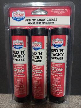 10318 Lucas Oil Red N Tacky Multi-pack 3 Ounce Tubes Long Storage Life Water 10318 Lucas Oil Red N Tacky Multi-pack 3 Ounce Tubes Long Storage Life Water
