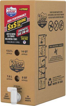 0w-40 Lucas 18046 Engine Oil Synthetic - 6 Gal Bib 0w-40 Lucas 18046 Engine Oil Synthetic - 6 Gal Bib