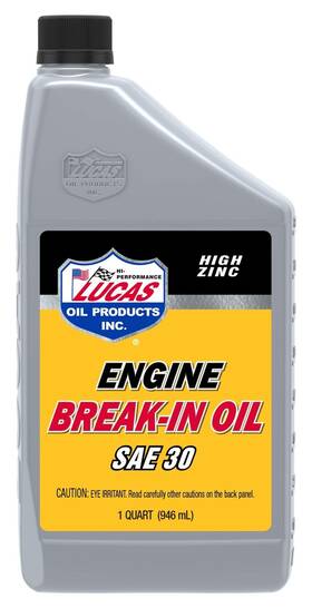 Luc10630 Lucas Oil 049807106300 10630 30w Petroleum Break-in - 1 Quart Bottle