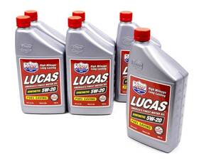 10082-6 Lucas Oil Motor - 5w20 Synthetic 1 Quart Set Of 6