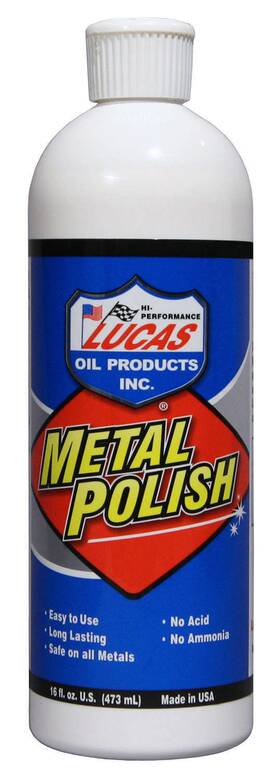 10155-12 Lucas Oil Metal Polish - 16.00 Oz Bottle Set Of 12