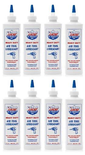 10216-8 Lucas Oil 10216 Air Tool Lubricant 1 Pint Bottle - 8 Pack 10216-8 Lucas Oil 10216 Air Tool Lubricant 1 Pint Bottle - 8 Pack