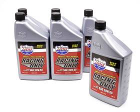 10306-6 Lucas Oil Motor - Racing 20w50 Semi-synthetic 1 Quart Set Of 6