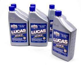 10516-6 Lucas Oil Motor - High Performance 5w20 Conventional 1 Quart Set Of 6