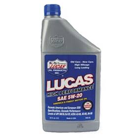 10516 Lucas Oil Sae 5w20 High Performance Engine 1 Quart
