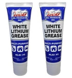10533 Lucas Oil White Lithium Grease 8 Oz Squeeze Tube Pack Of 2
