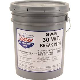 10630 Lucas Oil 10633 Sae 30 Engine Break-in 5 Gal