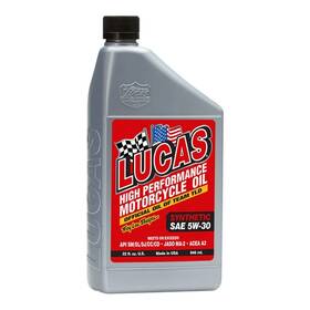 5w-30 Lucas Oil 10706 Sae Synthetic Motorcycle 1 Quart