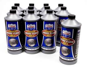 10826-12 Lucas Oil Brake Fluid - Dot 3 Synthetic 1 Quart Set Of 12