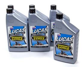 10835-6 Lucas Oil 2 Stroke - Snowmobile Synthetic 1 Quart Set Of 6