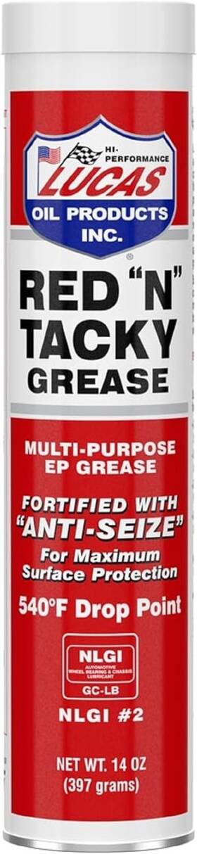 11008r Lucas Oil 10005 Red Ftnft Tacky Grease - 14 Oz. Ounce 11008r Lucas Oil 10005 Red Ftnft Tacky Grease - 14 Oz. Ounce