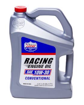 11017 Lucas Oil Motor - Racing 10w30 Conventional 5 Quart Each