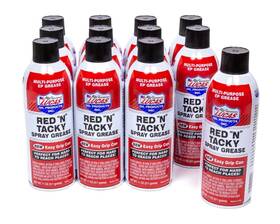 11025-4 Lucas Oil Grease - Red N Tacky Lithium 11 Oz Aerosol Can Set Of 12