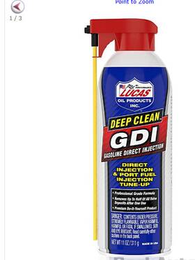 325.31-ml Lucas Oil 11096 Deep Clean Gdi Aerosol 11-oz./325.31-ml. Spray Can 325.31-ml Lucas Oil 11096 Deep Clean Gdi Aerosol 11-oz./325.31-ml. Spray Can