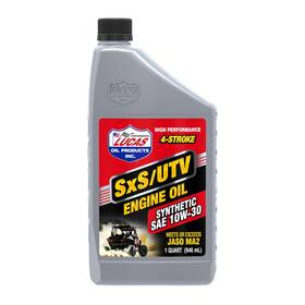 Lucas Oil 11204 68 11204 Synthetic Sae 10w-30 Sxs Engine