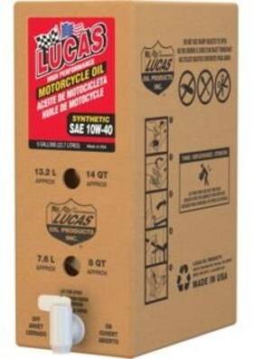 18040 Lucas Oil Synthetic High Performance 10w40 6 Gal Bib Engine