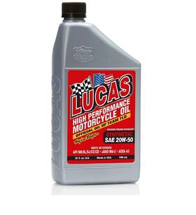 10702 Lucas Oil 40702 Sae 20w-50 Synthetic Motorcycle - 1 Quart Bottle