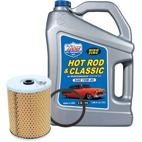 Lucas Oil 9109183 10683 10w40/beehive Filter Hot Rod Change Kit 5 Quart