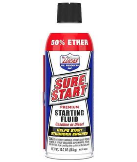 Lucas Oil Luc11238 Starting Fluid - Sure Start 10.7 Oz Aerosol Diesel / Gas Each