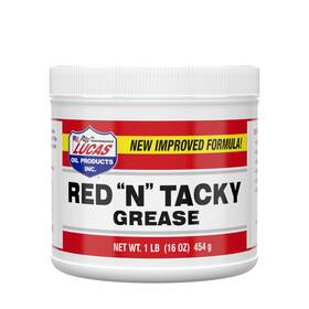 Luca10574 Lucas Oil Red N Tacky Grease - 1 Lb Heavy-duty Automotive Lubricant