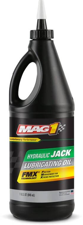 Mag 1 00925 Hydraulic Jack Lubricating Oil - Quart Black