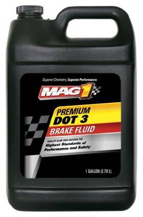 Mag 1 071621001219 00121 Dot3 Brake Fluid Gallon