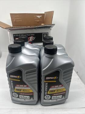 Mag65834 Mag 1 Dexos 0w-20 Full Synthetic Motor Oil Case Of 6 - Quart Bottles 65834 Mag65834 Mag 1 Dexos 0w-20 Full Synthetic Motor Oil Case Of 6 - Quart Bottles 65834