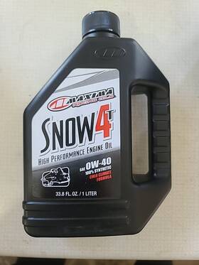30-31901 Maxima High Performance Engine Oil 0w-40 Full Synthetic Snow 4t