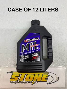 42901-x12 Maxima 42901 Mtl-xl 2-cycle Transmission Clutch Fluid 75wt - 1 Liter Set Of 12