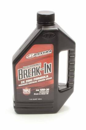 Maxima Racing Oils 39-10901s Motor Oil - Break-in High Zinc 10w30 Conventional 1 Quart Each