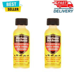 Mechanic In A Bottle 2-004-1 2pk Fuel System Fix All Additive 4 Oz. - Free Ship