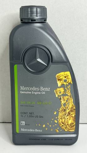 5w-30 Mercedes-benz 229.52 Genuine Engine Oil Sae Mb 1-liter 5w-30 Mercedes-benz 229.52 Genuine Engine Oil Sae Mb 1-liter