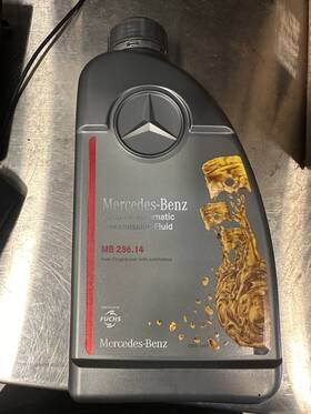 A000989430411 Mercedes-benz Transmission Fluid 722.6 Mb 236.14 Red