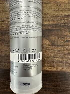 A000989635109 Mercedes-benz Oem Long-life Grease -