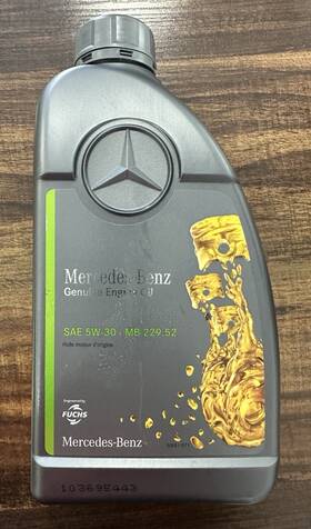 A000989671011 Mercedes-benz Fdbu Genuine Engine Oil Sae 5w-30 Mb 229.52