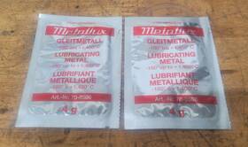 70-8508 Metaflux Lot Of 2 4 Gram Metal Lubricante Packets #70-8508