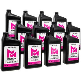 519-coi2228l Mishon Engine Oil 5w-50 Full Synthetic Atv Utv For Polaris 12 Quart Case