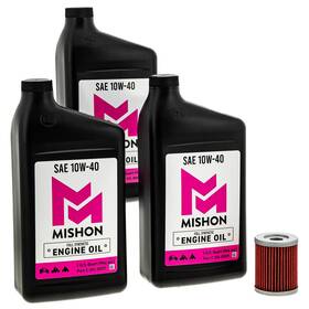 Mishon Mk1012792 Engine Oil Change Kit For Suzuki Quadrunner Ozark 250 Quadsport Z250