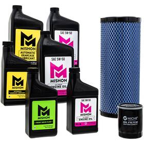 Mk1012886 Mishon Full Service Oil Change Kit For Polaris Rzr 900 S 4 General 1000 Utv