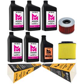 Mk1014714 Mishon Full Service Oil Change Kit For Honda Foreman Rubicon 500 Trx500 07-08