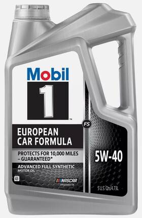 5w-40 Mobil 071924446199 1 European Car Formula Full Synthetic Motor Oil 5 Quart Dr