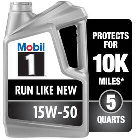 Mobil 071924449343 1 Synthetic Motor Oil 15w-50 5 Quart - High Performance Engine