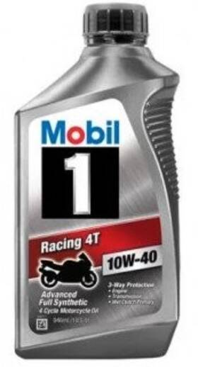 Mobil 08-13892 1 Racing 4t Full Synthetic Motor Oil Quart