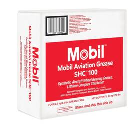 08-19085 Mobil Aviation Grease Shc 100/ 10 Tube Case Aircraft Wheel Bearing High Temp