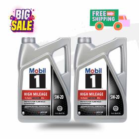 11153332 Mobil 1 Fash Sale 2 Pack High Mileage Full Synthetic Motor Oil 5w-20 5 Quart 11153332 Mobil 1 Fash Sale 2 Pack High Mileage Full Synthetic Motor Oil 5w-20 5 Quart